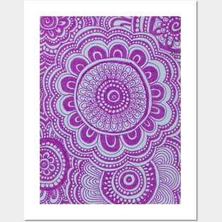 Purple Flowers Posters and Art